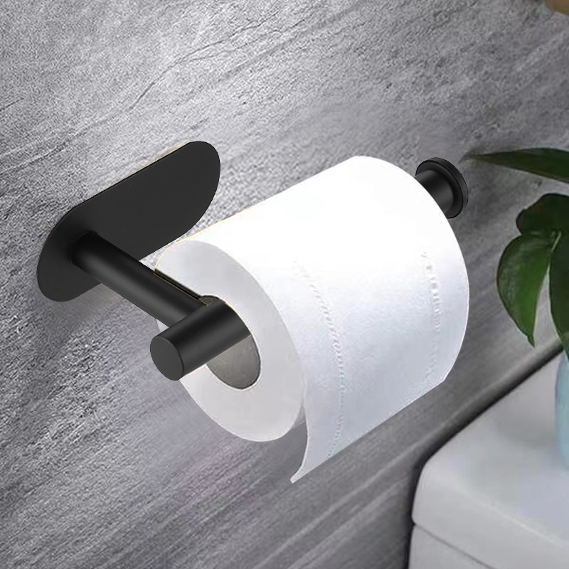 Document Holder Stand - Porte-papier toilette adhésif en acier inoxydable,