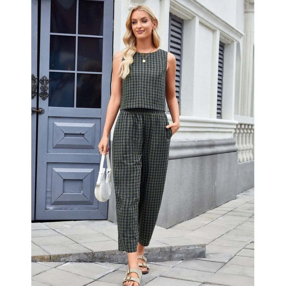 Home Office 2024 - Ensemble pantalon et gilet sans manches