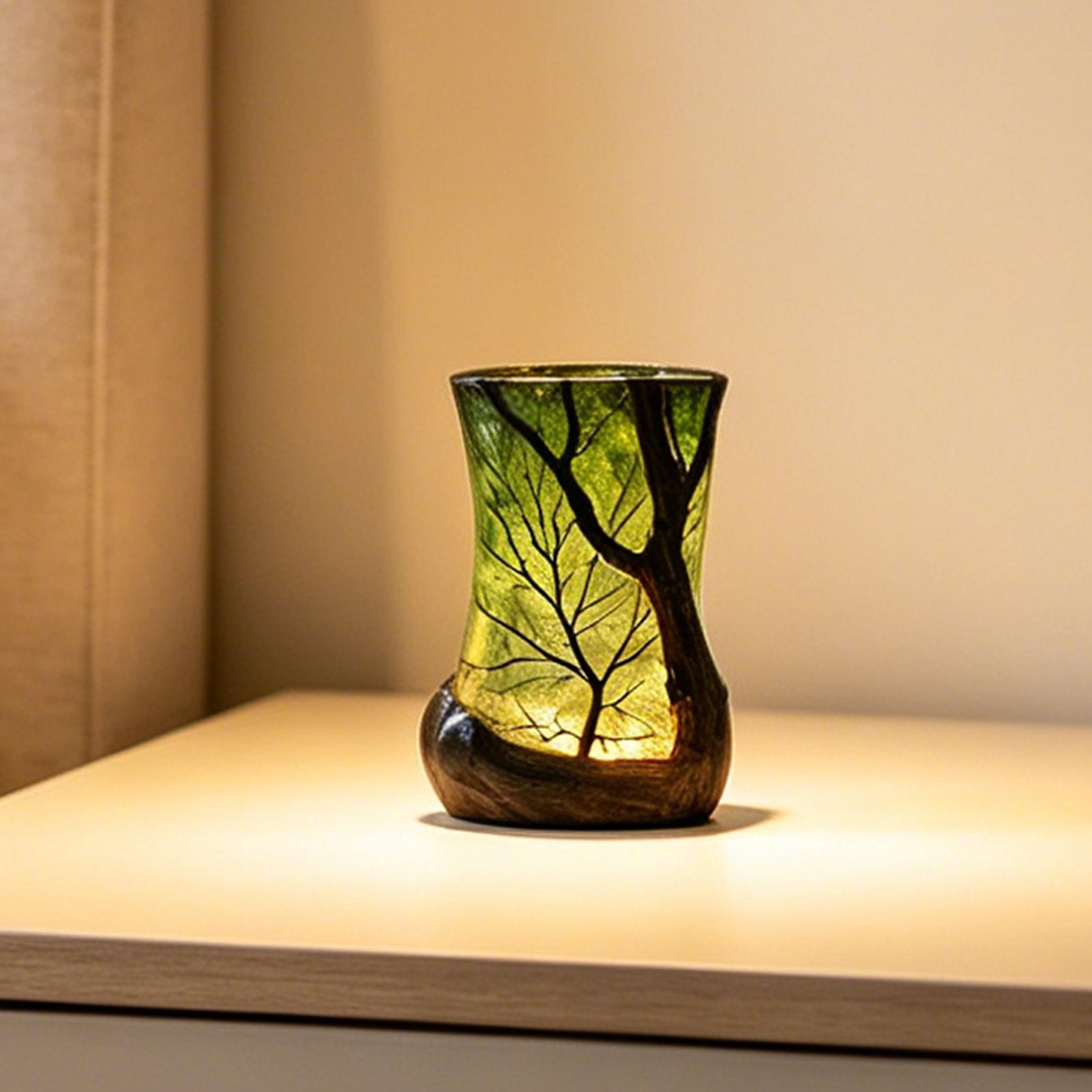 Home Office Jobs - Lampe de chevet, veilleuse forêt, lumière