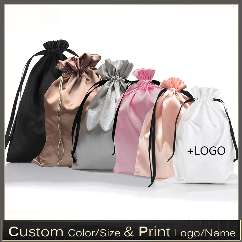 Home Office Number - 10 pochettes personnalisées en satin pour