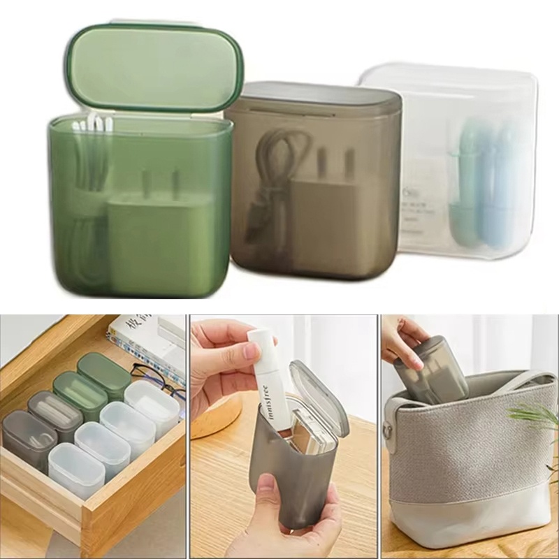 Home Office Jobs - Boîte de rangement transparente pour câbles