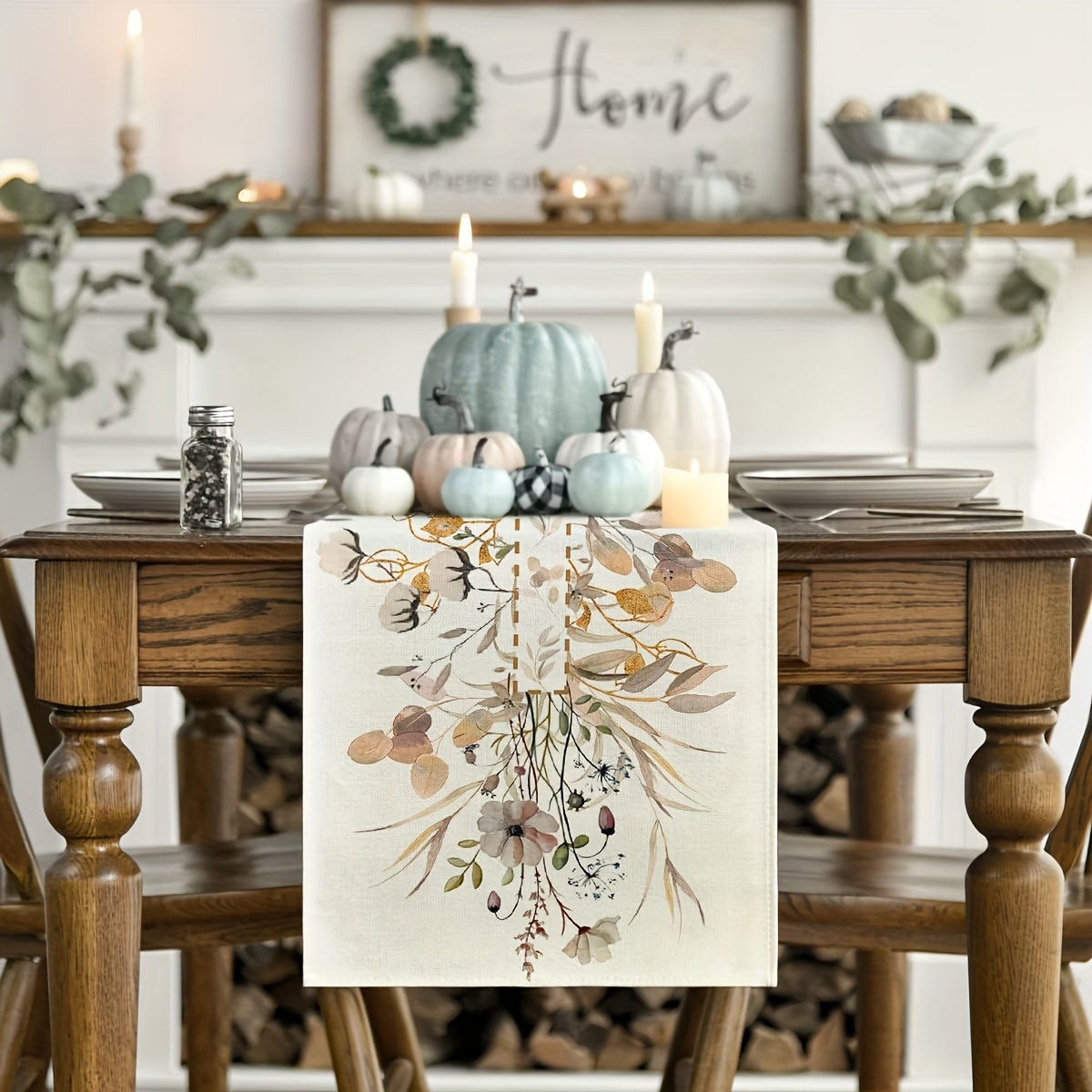 Home Office News - Chemin de Table de récolte d'automne,