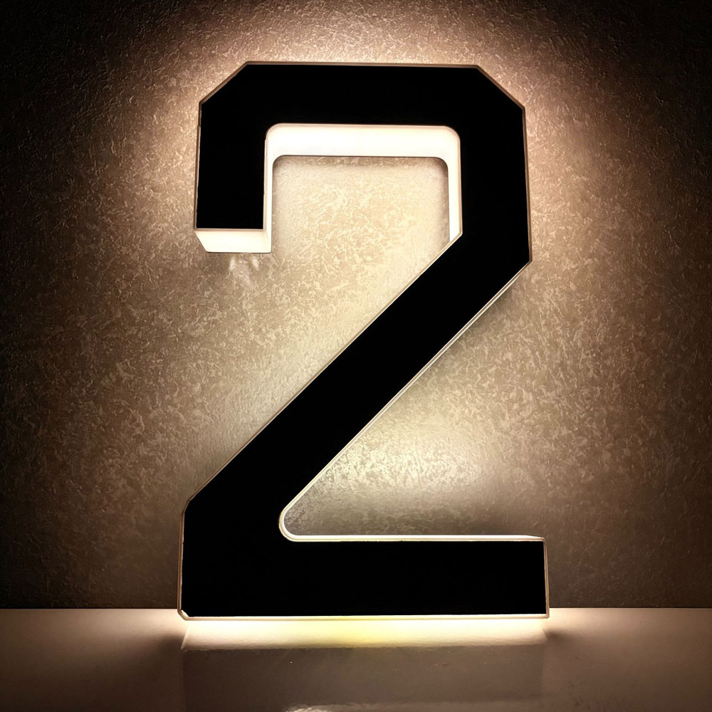 Home Office Number - Numéros de maison lumineux solaires de