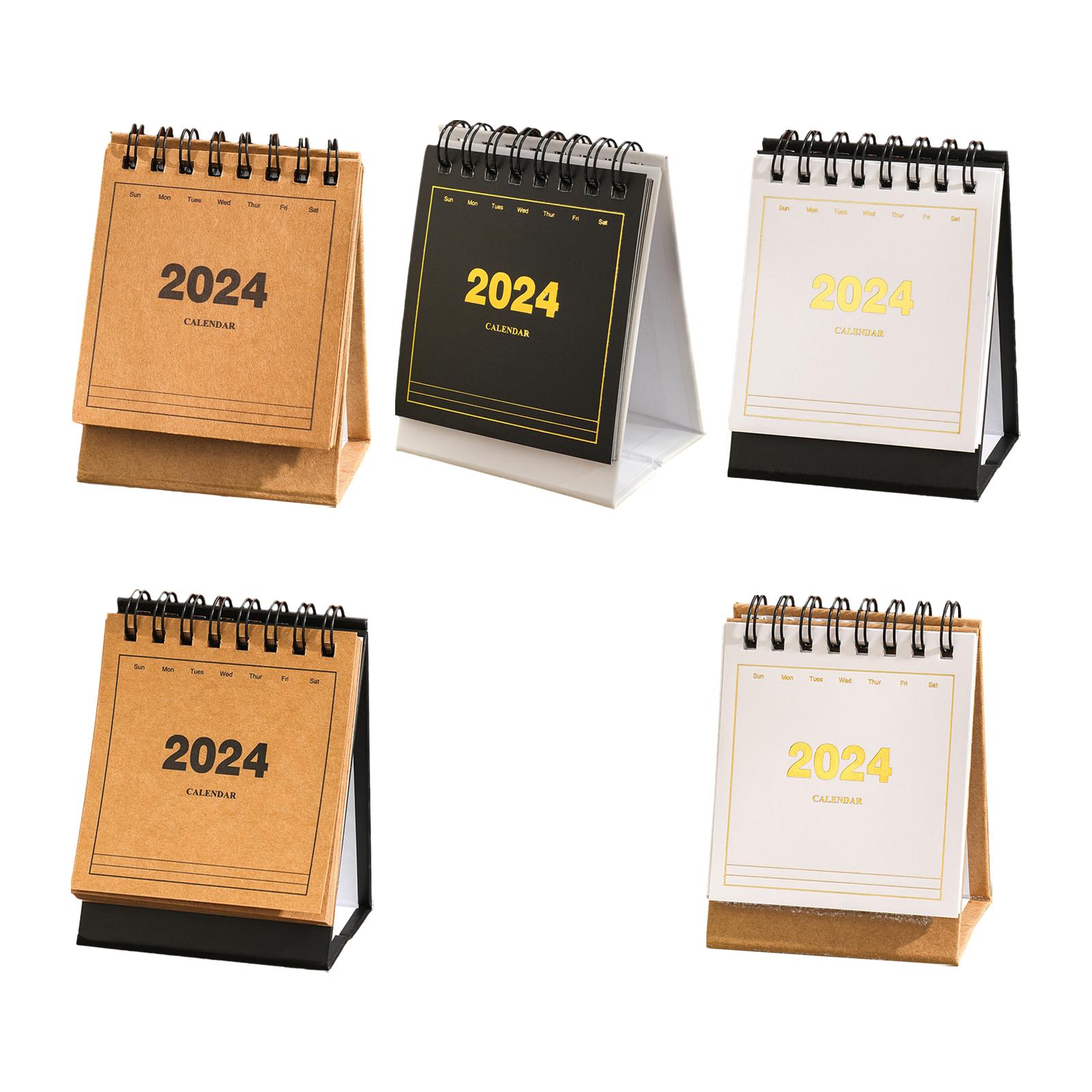 Home Office 2024 - Calendrier 2024, petit calendrier de bureau