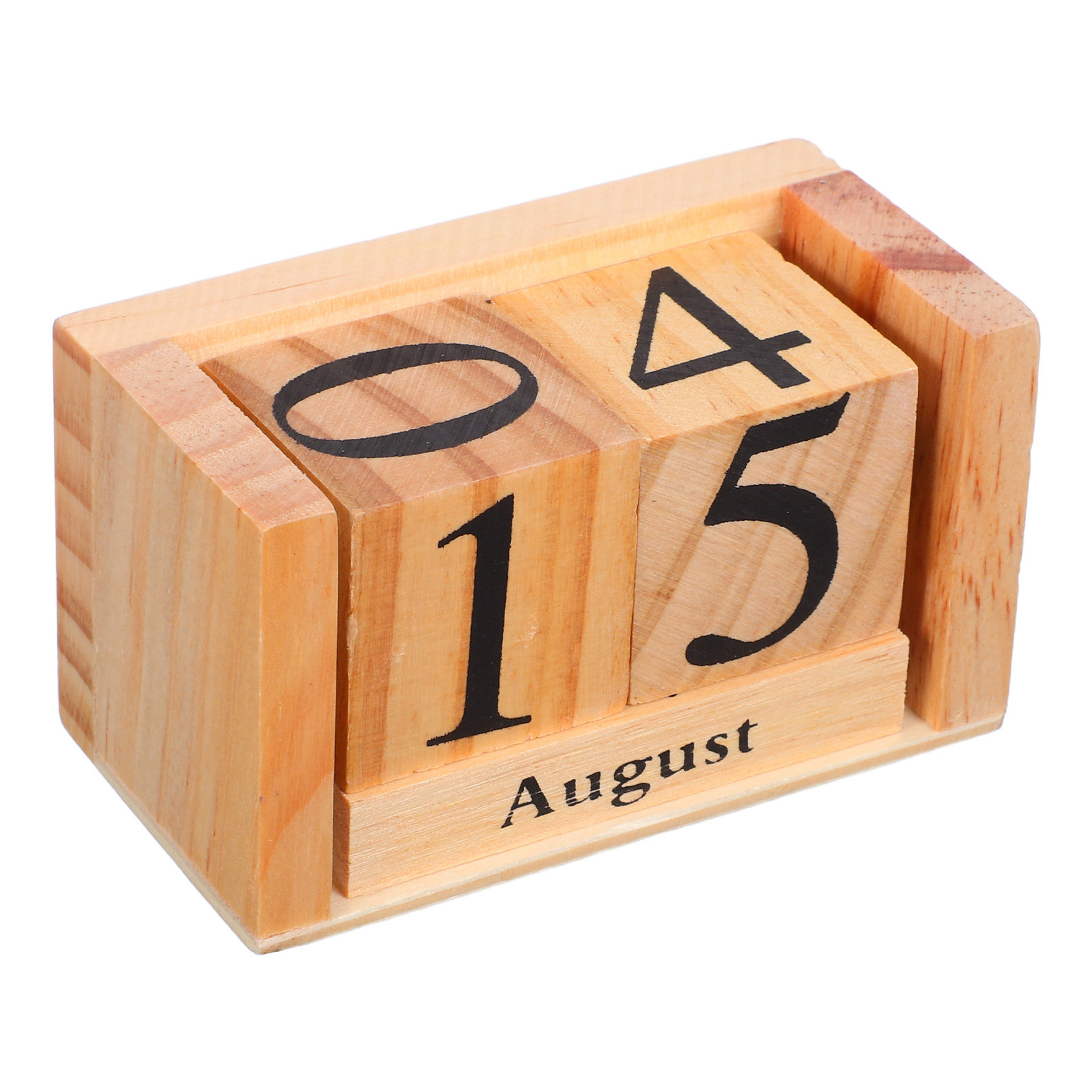 Home Office Updates - Calendrier en blocs de bois, construction