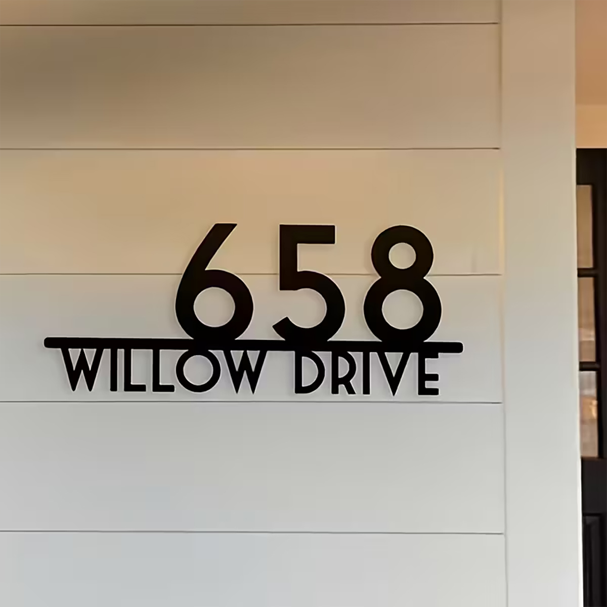 Numéro de maison en métal pers - Home Office Number avis et prix