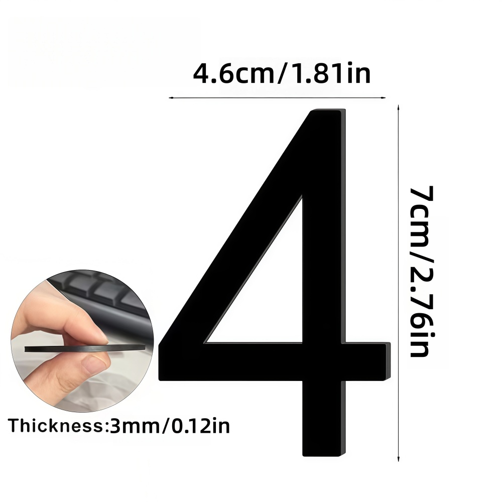 Plaque autocollante pour porte - Home Office Number avis et prix