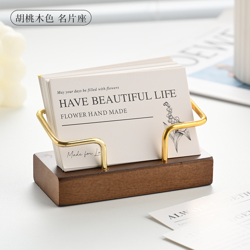Porte-cartes de visite en bois - Document Holder Stand avis et prix