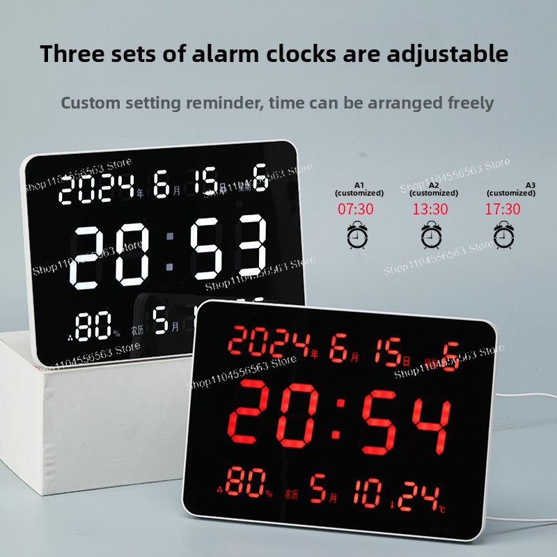 Horloge murale numérique avec  - Home Office Updates avis et prix