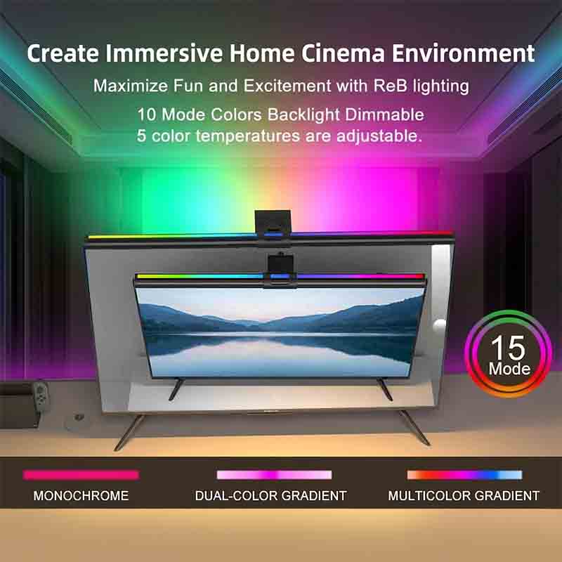 Barre lumineuse RGB 60/80 cm p - Home Office Work avis et prix