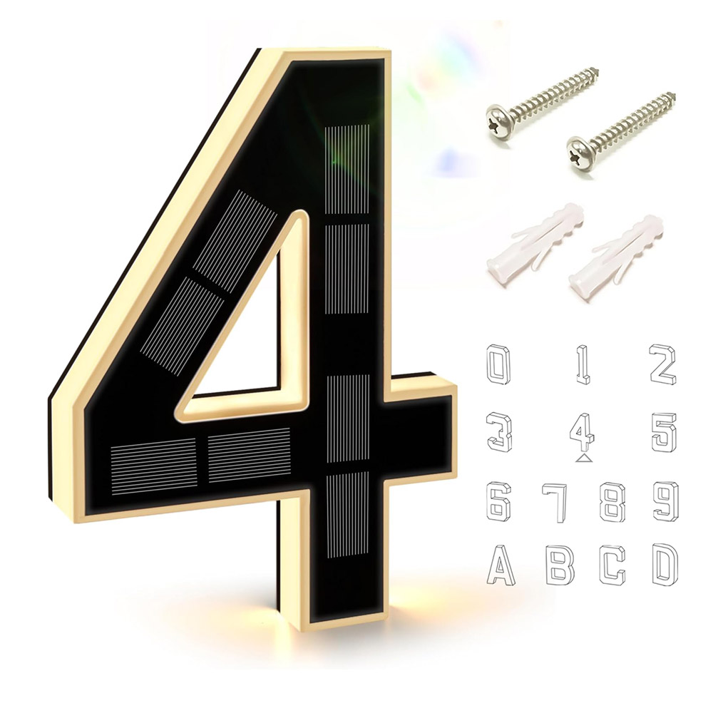 Numéros de maison lumineux sol - Home Office Number avis et prix