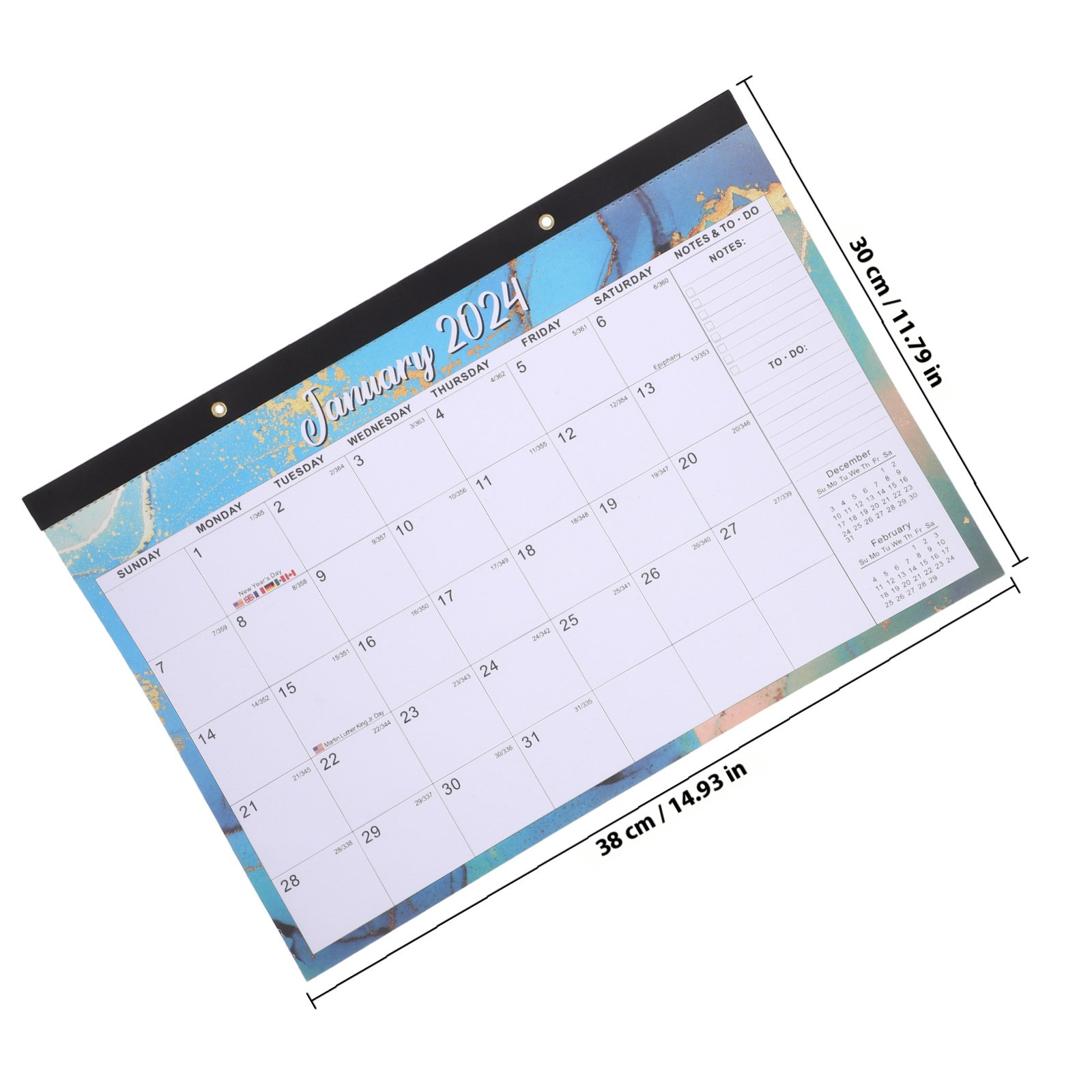 Calendrier mural mensuel angla - Home Office 2024 avis et prix