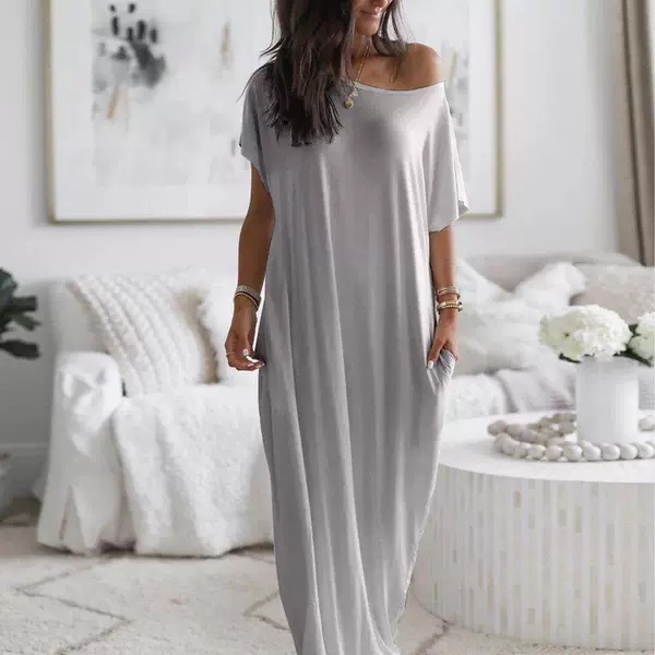 Robe longue à manches chauve-s - Home Office 2024 avis et prix