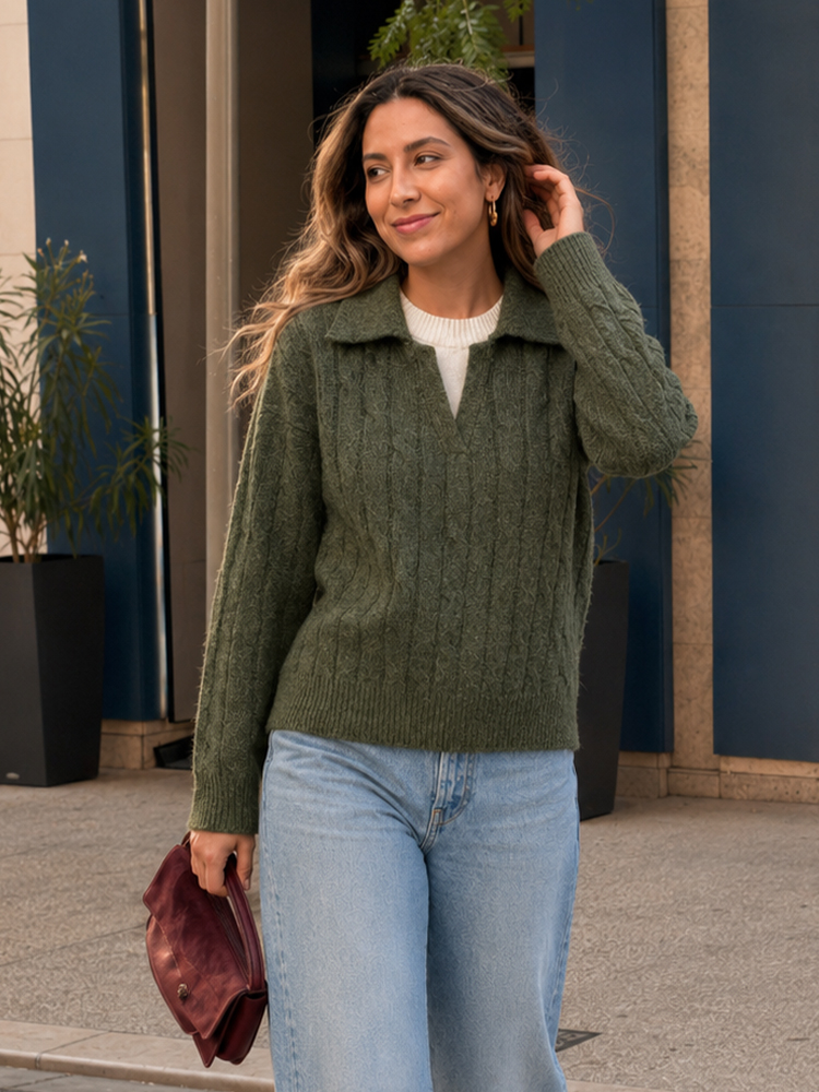 Pull tricoté décontracté pour  - Home Office England avis et prix