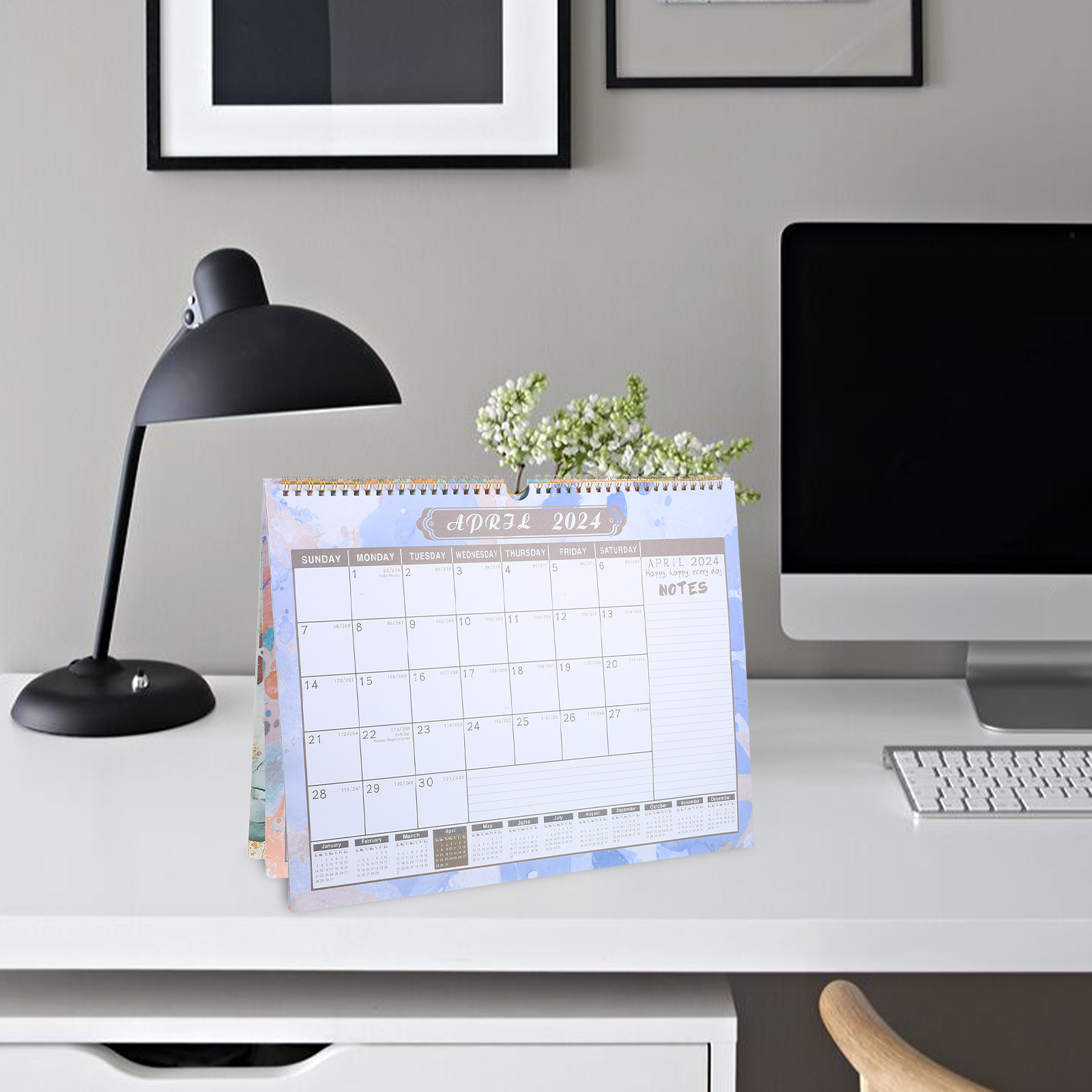 Calendrier mural grand format  - Home Office 2024 avis et prix