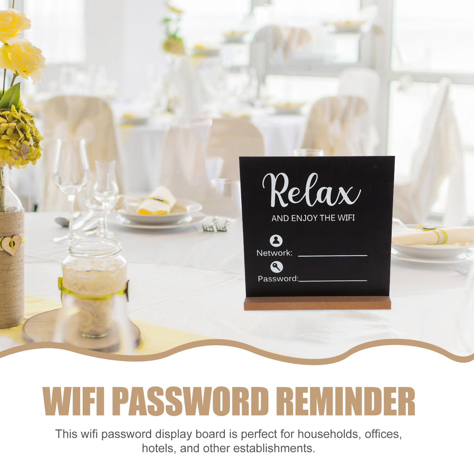 Panneau WiFi en bois, facile à - Home Office Updates avis et prix
