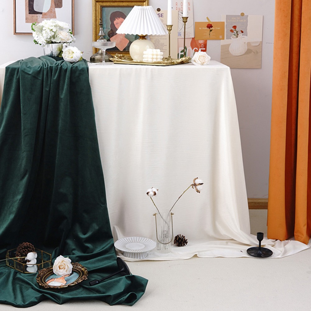 Chemin de table en velours ver - Home Office News avis et prix